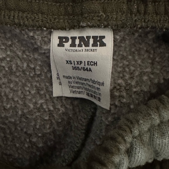 PINK Victoria's Secret Olive Green Cargo Sweatpants - Picture 3 of 8
